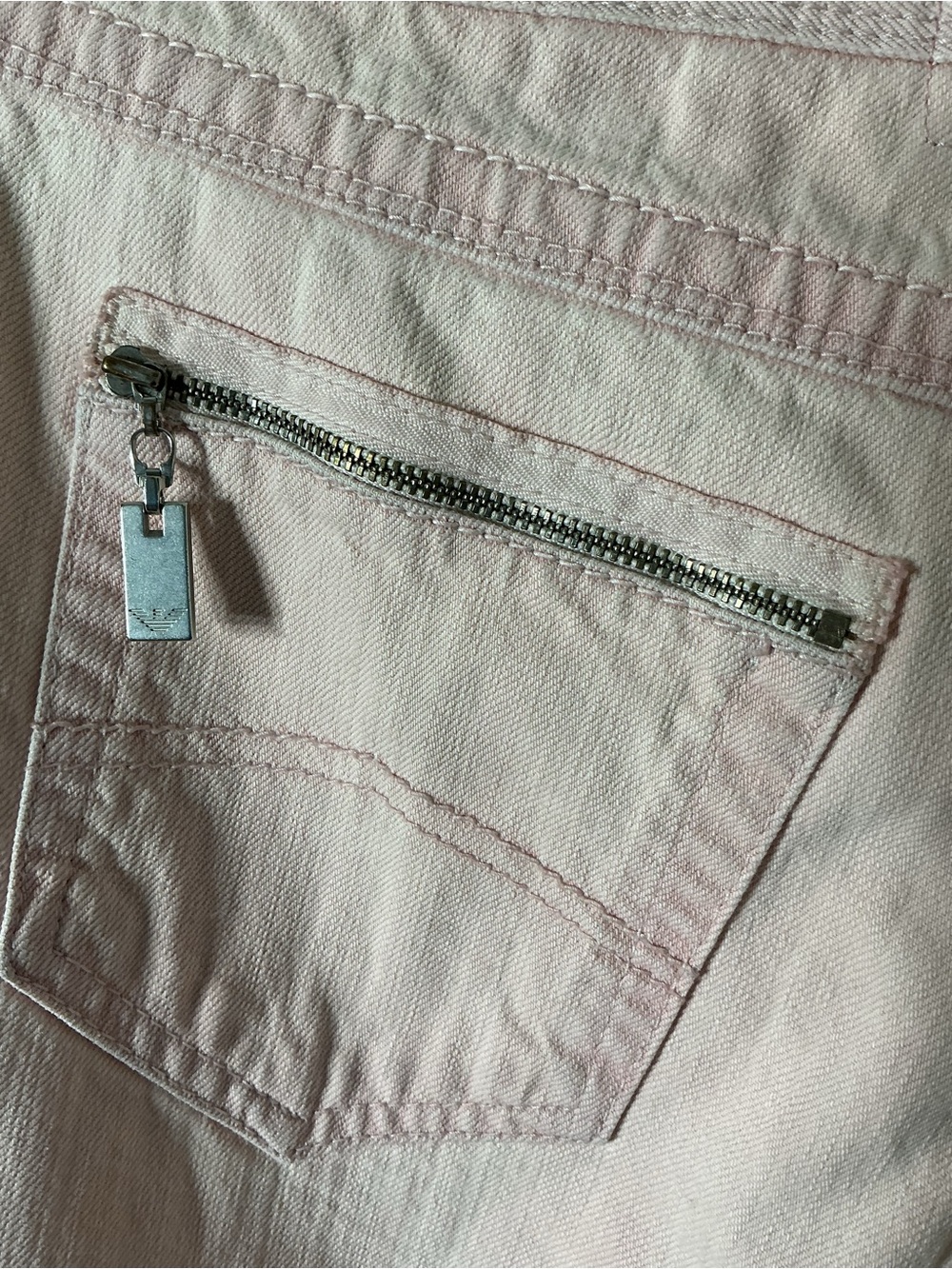 Armani Jeans Pastel Pink Skinny Jeans Size 30 NWT With Flaws - Picture 5 of 13
